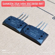 1 SET OF TRANSISTOR SANKEN 2SA1494 2SC3858 A1494 C3858 RRT