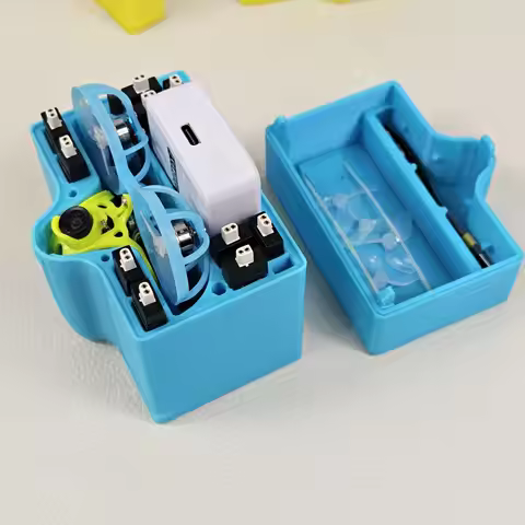 For BETAFPV Air65 FPV RC Drone Storage Box PETG Protective Case Battery/Propeller/Charger Portable C