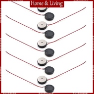 AOTO 10Pcs Metal for Shell Round Internal Magnet Speaker 1W 8 Ohm