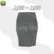 Rok Wanita Pendek Mini 7/8 Span Formal Bawahan Perempuan Rempel Kantoran Premium Androk Lilit Belaha