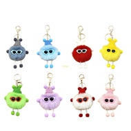 youn Pompom Keychain Cute Plush Keychain Fur  Keychain Plush Keyring Cute Keyring