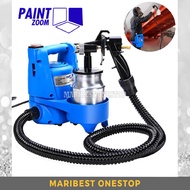 【TokTik Hot Style】 ♩CX004 Paint Zoom 650W Electric Paint Spray Gun Copper Nozzle Sprayer with Aluminium Container✍