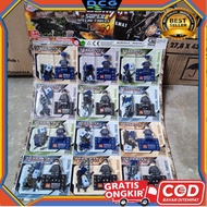 Roboman army SWAT army Blue 1pcs brick Toys