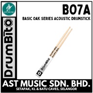 DrumBito BO7A / BO5A Basic Oak Series Acoustic Drumstick - 7A / 5A [Best Budget Beginner Drumstick]