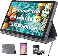 Lenovo Tab M9 Android 12 Tablet, 9" HD IPS Display, 3GB RAM, 96GB(32GB Storage+64GB MSD Card), Octa-