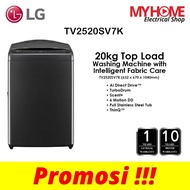 LG TV2520SV7K 20kg Top Load Inverter Washing Machine with Intelligent Fabric Care Washer