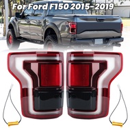 1 Pair LED Tail Lights for Ford F150 F-150 2015-2019 Rear Tail Lights with Driving Lamp Brake Lamp R