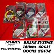 MORIN BRAKE HOSE Racing FRONT REAR 56CM 60CM 96CM 100CM Y15ZR LC135 Y125ZR RS150 RSX150 Wave100 WAVE