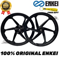 YAMAHA 100% ORIGINAL SPORT RIM CUTTING Y125ZR FULL COP ENKEI YAMAHA 1.6X1.6 PNP Y15ZR LC135 Y16ZR SRL115 HITAM KILAT