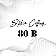 Vinyl Sticker 80 B