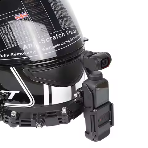Motorcycle Helmet Chin Extend Frame Bracket Case Mount Adjustment Base Adapter DJI Osmo Pocket 1 Poc