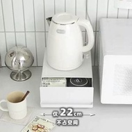 日式熱水壺底座帶抽屜收納架吧檯咖啡機茶包置物架檯面杯子收納架