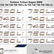 EMBLEM bmw 730Li 740Li 745Li 750Li 730Ld 740Ld 760Ld LUGGAGE EMBLEM bmw - 730Li