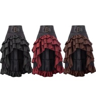 Women's Pirate Skirt - Ruffled Trim Gothic Style for Parties & Shows