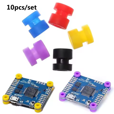 10pcs M2/M3 RC Rubber Shock Absorber Balls Anti-Vibration Soft Mount for F3 F4 F7 Flight Controller 
