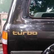 VX Turbo Sticker