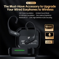 KZ AN01 Earphones Wireless Ear Hook Bluetooth Headphones Charging Case TWS C Pin Connector Headsets 