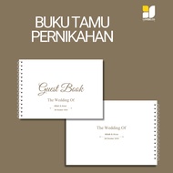 WEDDING GUEST BOOK CUSTOM SIMPLE MINIMALIST WEDDING GUEST BOOK