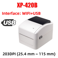 CVDFR Xprinter 420B 460B 4X เครื่องพิมพ์ความร้อนเครื่องพิมพ์ฉลากจัดส่งสินค้า6เครื่องพิมพ์บาร์โค้ด US