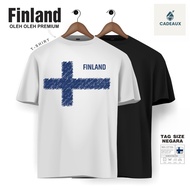 FINLAND HELSINKI SOUVENIR T-Shirt Cotton Combed 24s SOUVENIR PREMIUM GIFT