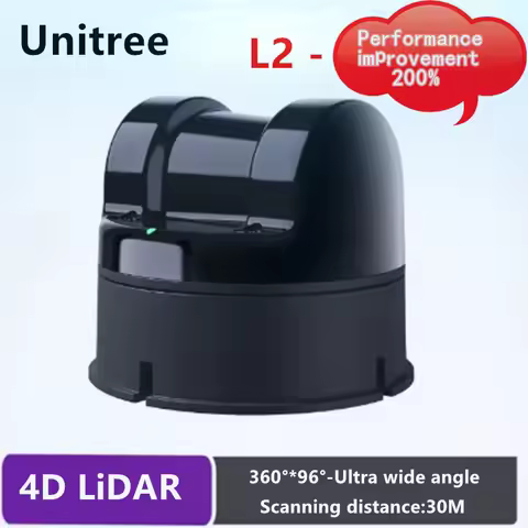 New Unitree L2 Bionic 4D LiDAR sensor 3D Scanner 360° TOF Performance improvement For Robot Navigati