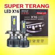 LIMITED SUPER BRIGHT X16 CAR LED LIGHTS H4 H11 H16 H1 H7 H8 H9 65 WATT