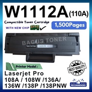 W1112A 110A W1112X 110X  Compatible Laser Toner HP Laserjet 108 108A 108w HP 136 MFP 136a MFP 136w