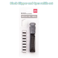 【Big-Sales】 Paper Clipper and Refills Set Reusable Mini Binder No Hole Binding Clips for Max 40pages