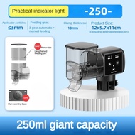 Fish feeder/fish tank feeder/intelligent timing/no food jamming/500ML large capacity feeder for orna