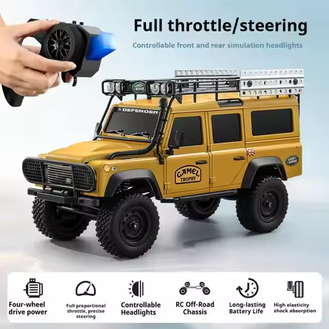 MN111c Model Rc Off Road Crawler Mn 111c Licensed Land Rover Four Wheel Drive Electric Remote Contro