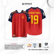 SPAIN SPAIN WORLD CUP 2026 JERSEY FULL PRINTING FREE NAMESET