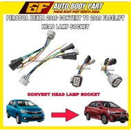 PERODUA BEZZA 2016 CONVERT TO BEZZA 2019 FL HEADLAMP CONVERT SOCKET (2PCS/ SET)