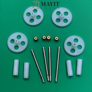 MAYIT RC Quadcopter Drone Spare Parts, Durable White Gearsets Motor Gear,  Plastic&Copper Aircraft R