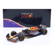 World Champion 1: 18 Minichamps F1 2023 1 RedBull RB19 Max American Station