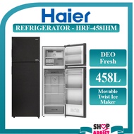 Haier 458L Twin Inverter Refrigerator HRF-458IHM Peti Sejuk with DEO Fresh Eliminates Unwanted Odors