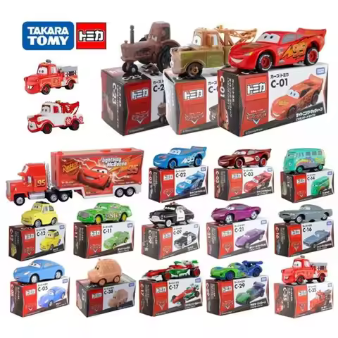 Takara Tomy Tomica Disney Pixar Cars Century Model Toys Diecast Miniature Scale Game Racing Car Vehi