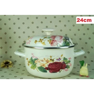 【AA NEW】 Free Shipping 10pcs Enamel Cooking Pots Set Casserole Stew Pot Soup pot Pot 16/18/20/22/2