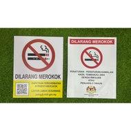 No Smoking / Dilarang Merokok 2025 New Design KKM Standard