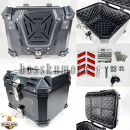 ABS Plastic Motorcycle Box Storage Top Box Waterproof With X Logo