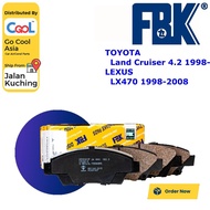 FBK Land Cruiser UZJ100, HDJ100 Front Disc Brake Pad  FD2170MS
