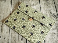 英國製作 和風青波浪貓貓  switch ipad 電腦保護套