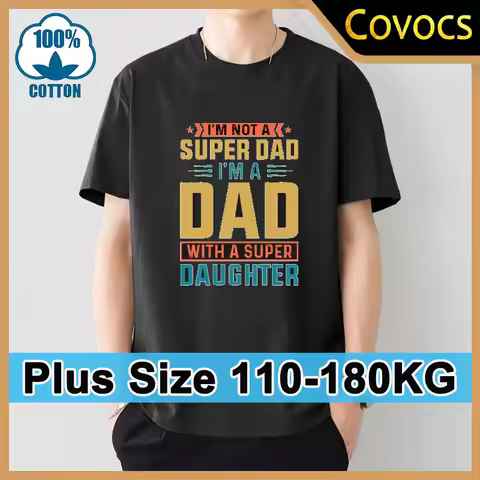 6XL 7XL 8XL Men's Tees Casual Loose Cartoon Printed T-shirt Plus Size 180kg Suitable Men Oversized T