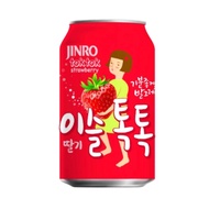 JINRO JAPAN Tok Tok Strawberry Soju Canned Chu-Hi Beverage 3% ( 6 cans x 350ml )