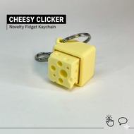 Cheesy Clicker Fidget Keychain