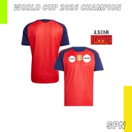 (NEW) Spain_Home Kit World Cup 2026 Champion 2 Star Football Jersey Kit Jersey Murah Kualiti Bola Se