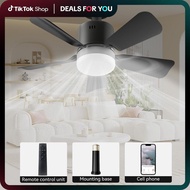 SocketBreeze Socket fan light with remote control，Portable full-function ceiling fan with light suit