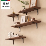 shelf storage cabinet Spot Goods Wall Shelf Flat Partition Wall Hanging Wooden Board Wall Laminate Shelf Shelf Wall Hanging Display Shelf Bookshelf