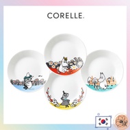 Corelle (New)Moomin Friends Small Plate 4p Set