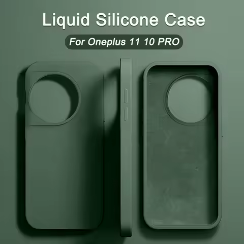 Luxury Liquid Silicone Phone Cases For Oneplus 11 10 Pro Soft Silicone Case 1+ One plus 10 Pro 11 Sh