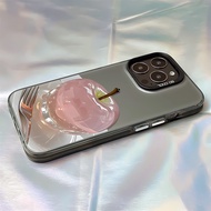 3 In1 Pink Crystal Apple Case For Xiaomi 1515PRO 16 16 Pro Phone Case Thickening Plated Cover IMD Sh